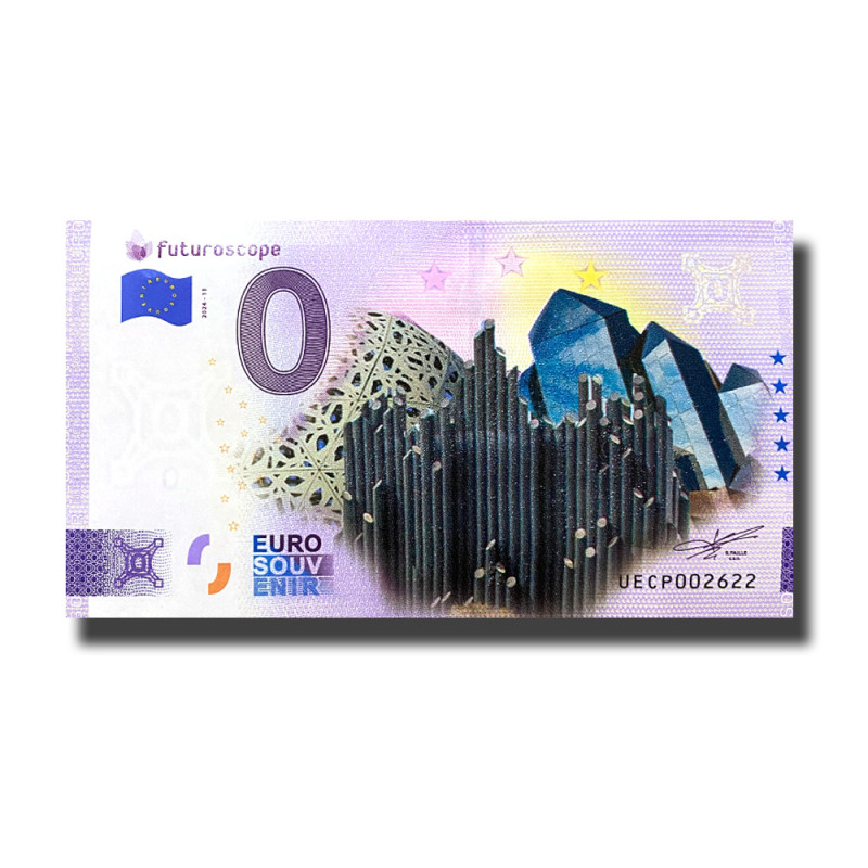 0 Euro Souvenir Banknote Futuroscope Colour France UECP 2024-11